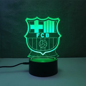 Luce notturna 3D a LED che cambia colore con carta da parati calcio <span class=keywords><strong>Pikachu</strong></span>; Tema sportivo e Anime - Product Image 5