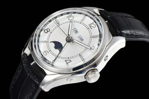 Montre automatique mécanique de luxe en acier inoxydable avec logo personnalisé, cadran lumineux à phases lunaires, haute qualité - Product Image 4