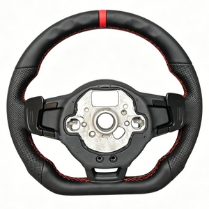 Volante Deportivo de Cuero para VW MAGOTAN Golf 5R MK7 MK6 Lamando Passat GTl Touareg <span class=keywords><strong>Polo</strong></span> - Product Image 6