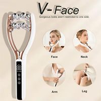 Masseur facial avec rouleau 3D, outil de drainage lymphatique pour le visage, les bras, les jambes et le cou, lifting du visage, réducteur de double menton