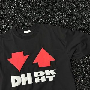 T-shirt Homme Col Rond en Coton Tricoté 100% de Haute Qualité, Style Streetwear Vintage Luxe, Coupe Oversize, Grammage 220 g/m², Personnalisable avec Lettres 3D - Product Image 4