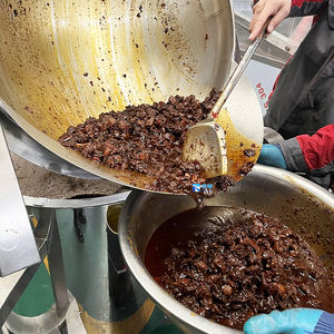 อุปกรณ์ทำอาหารแบบหมุนอัตโนมัติ ใช้แก๊ส ทำจากสแตนเลส พร้อมเครื่องกวน หม้อปรุงอาหารสำหรับปรุงเครื่องปรุงรสเป็ดดำมาดูรา - Product Image 3