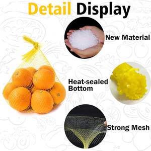 Huamaohengchun 100 Bolsas de Malla de LDPE Reutilizables y Duraderas de 24'' para Cocinar Mariscos (Cangrejo/Almeja/Cangrejo de Río), Cebolla/Patata/Vegetales - Product Image 2