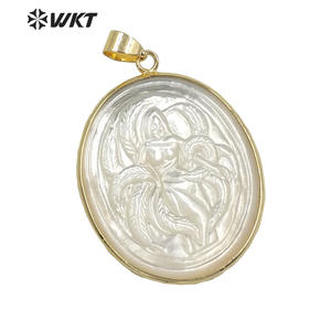 WT-P1629 Wkt Precious Natuurlijke Gele Citrien Quartz Point Hanger Vergulde Top Bullet Shape Geest Point Stone Hanger - Product Image 1