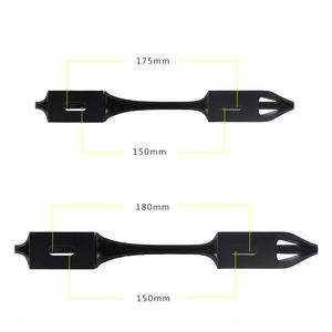 Patins à glace à cadre plat pour adultes en alliage d'aluminium aéronautique de fabrication industrielle, lame de hockey sur glace de 265 mm anti-oxydation et anti-corrosion - Product Image 2