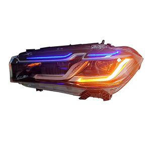 Conjunto de Faros Delanteros para BMW X5 F15, Luces LED de Forma de Doble L, Luces de Circulación Diurna, Iluminación Automotriz para BMW X5 2014-2018 - Product Image 2