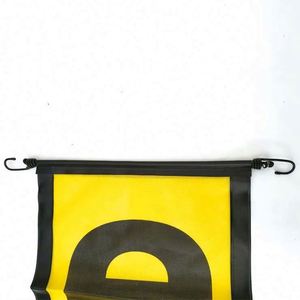 Heavy Duty PVC Mesh Cloth Vinyl Silk Screen Printed Handmade Safety Traffic Truck Sign Oversize Load Banner <b>Flag</b> with Hooks - Product Image 6