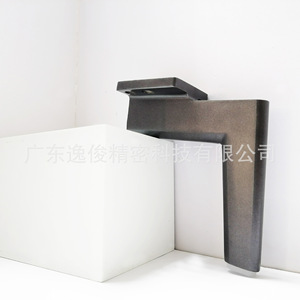 Yijun Right Angle L Shape Aluminum Alloy Furniture <b>Legs</b> Graphite Black Heavy Duty Modern Minimalist Cabinet <b>Sofa</b> Support - Product Image 5