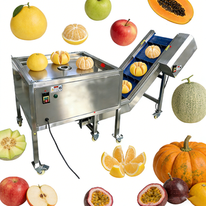 Machine à découper les fruits et légumes en tranches, machine à fendre les citrons et ananas, machine à séparer les tomates et oranges en tranches avec convoyeur - Product Image 2