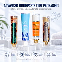 Tube de dentifrice rétractable et pliable en aluminium-plastique avec bouchon à vis – Économisez la pâte restante, réduisez les déchets
