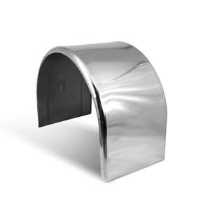 <span class=keywords><strong>Guardabarros</strong></span> PINOMETAL de 95 Pulgadas, Liso, Super Largo, para Camiones y Remolques de Eje Único, para Neumáticos de Perfil Bajo de 22 1/2 Pulgadas - Product Image 2