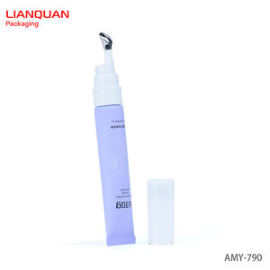 Tubos de masaje de crema de ojos de plástico PE respetuosos con el medio ambiente OEM ODM envases suaves para el cuidado de la piel tubo de bomba embalaje de cosméticos faciales - Product Image 2