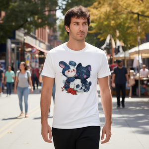 T-Shirt Unisex 210GSM 100% Cotone, Casual, Traspirante, Resistente, con Stampa DTF, Maglietta da Uomo - Product Image 3