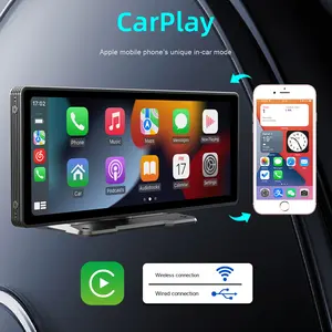 10.26インチCarPlay <span class=keywords><strong>MP5</strong></span>ナビゲーション画面逆相互接続ポータブルBluetoothプレーヤー用BMW USB Android Auto 1年 - Product Image 3