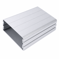 Boîtier électronique en aluminium 122*45mm, alliage 6063, IP54, longueur personnalisée, découpes CNC, gravure laser, installation de carte de circuit imprimé