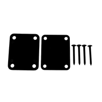 Plaque de renforcement de guitare de haute qualité, noire/dorée/chromée, pour guitare électrique et basse, avec vis