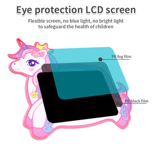 Herramientas de pintura sin papel, almohadilla de dibujo electrónico de unicornio, tableta de escritura Lcd de <span class=keywords><strong>pizarra</strong></span> mágica para niños - Product Image 2