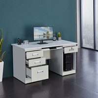 Bureau en fer, table de travail moderne pour bureau