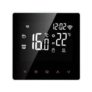 <span class=keywords><strong>Thermostat</strong></span> programmable 16A 7 jours pour hôtel, appartement, <span class=keywords><strong>chauffage</strong></span> par le sol, ABS traditionnel, miroir, WiFi Tuya, résistant au feu - Product Image 2