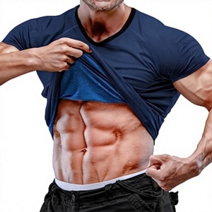 Traje de sauna térmico Dream Shaper para mujer con pantalones cortos y camiseta, entrenador de cintura alta para pérdida de peso, efectivo para el efecto sauna. - Product Image 3