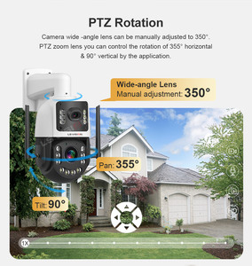 Ls tầm nhìn 20 Wát ngoài trời năng lượng mặt trời ống kính kép 50x Zoom CCTV aov máy ảnh Pin máy ảnh không thấm nước PTZ 24/7 mạng Máy ảnh - Product Image 6