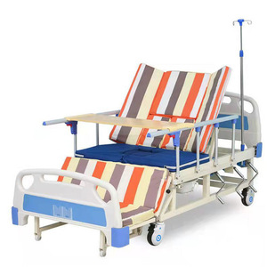 Cama de enfermería manual Xuanrui con curva completa y orificio para inodoro, para pacientes mayores o paralizados, estilo hospitalario, para uso en dormitorio. - Product Image 2
