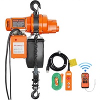 Palans électriques à chaîne VEVOR, capacité de charge de 2200 lb, hauteur de levage de 20 pieds, 120 V monophasé, grue suspendue sans fil, télécommande de 15 pieds