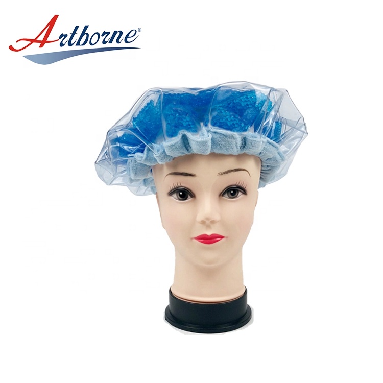 Microwave Cordless Hot Cold Pack Gel Bead Pad Hair Salon Cap Deep Conditioning Heat Cap Hair Treatment and Styling Hair Steamer