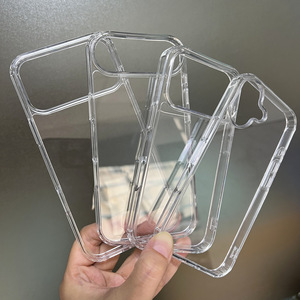 Funda Protectora para Teléfono con Parte Trasera de Acrílico y Parachoques de TPU para iPhone 17 Pro, Carcasa Transparente a Prueba de Golpes para iPhone 16 15 Pro Max - Product Image 2