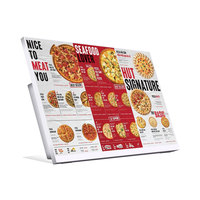 Boîte à lumière LED Écran de menu pour restaurant, fast-food, magasin de détail, centre commercial Ascenseur-Utilisation professionnelle en libre-service