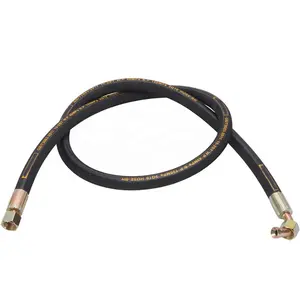 Complete Tractor Hydraulic Hose Replacement For Universal Products - 1/2" X 48" Sae 100 R2At 2 Wire Hydraulic Hose Assembly