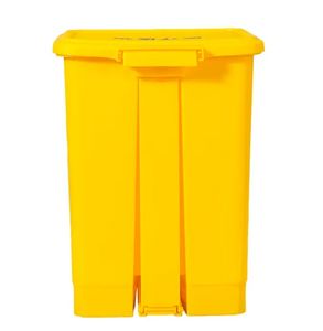 حاوية نفايات طبية تعمل بدواسة حاوية قمامة مستشفى حاوية بلاستيكية متينة للإدارة الآمنة للنفايات - Product Image 3