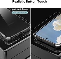 Coque de téléphone en TPU cristal clair antichoc mince à la mode pour Samsung Galaxy S25/S25 +/S25 Ultra quatre coins étui de téléphone portable