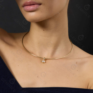 <span class=keywords><strong>Collana</strong></span> <span class=keywords><strong>Sottile</strong></span> Minimalista Gemnel in <span class=keywords><strong>Argento</strong></span> 925, Girocollo Statement per Uso Quotidiano e Stratificazione - Product Image 2