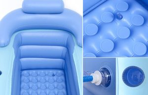 Di alta Qualità Resistente PVC Gonfiabile Multiuso Del Bambino <span class=keywords><strong>Vasca</strong></span> Da Bagno Piscina termale <span class=keywords><strong>vasca</strong></span> gonfiabile <span class=keywords><strong>vasca</strong></span> da bagno per adulti con schienale - Product Image 4