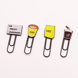 Faible <span class=keywords><strong>tarif</strong></span> usine à l'étranger personnalisé métal artisanat dossier de fichiers logo personnalisé Badge dossier portefeuille billet recueillir trombone détachable - Product Image 2