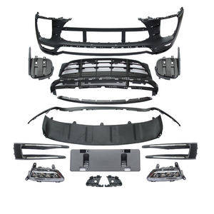 Kit Carrozzeria Paraurti Anteriore Stile Turbo per Porsche Macan 95B 2014-2017, Set di Conversione con Griglia e Cornice Fendinebbia - Product Image 2