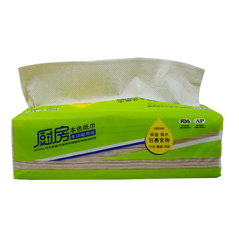 Free Sample-Customized Kitchen cleaning Paper Tissue Towel 2 ply Kitchen Tissue Paper