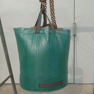 Sac de jardin pliable de 1 gallon avec fond rigide, logo personnalisé, sac à feuilles pour tondeuse à gazon robuste - Product Image 5