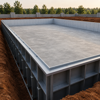 Piscine modulaire préfabriquée en acier inoxydable pour les installations de fitness commerciales à fort trafic