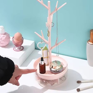 Branch ABS Jewelry Organizer Desktop Display <b>Stand</b> Necklaces Bracelets Earrings Durable <b>Tree</b>-Shape Large Capacity Multipurpose - Product Image 6