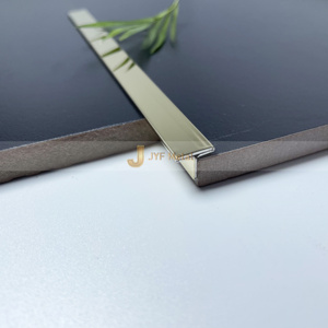 M163 Stainless Steel Mirror Gold Trim T-Shaped Transition Profile <b>Tile</b> Accessories Durable Waterproof Easy Installation for - Product Image 3