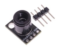 MLX90640ESF-BAA/BAB Modul Sensor Pengukuran Suhu Inframerah Dot Matrix IR Thermal Imager untuk Pencitraan Inframerah