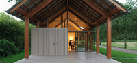 Villa modulaire de luxe en verre avec services de conception complets Chalet préfabriqué moderne en bois avec personnalisation de l'architecte