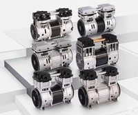 0. Compresseur d'air à Piston alternatif sans huile, Mini silencieux de haute qualité, 75kw/1HP, pompe à tête CE