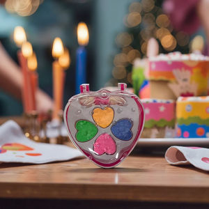 Tournesol coquille coeur bonbons <span class=keywords><strong>papillon</strong></span> fraise en forme de plastique semblant <span class=keywords><strong>maquillage</strong></span> ensemble pour enfants CPC certifié couleur boîte emballée - Product Image 4