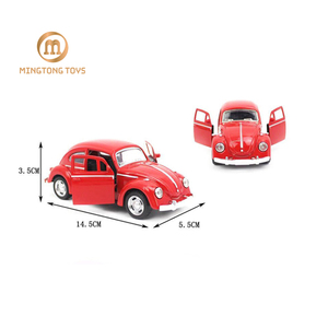 Juguete portátil para niños, vehículo de <span class=keywords><strong>escarabajo</strong></span> de simulación, 6 colores surtidos, música intermitente, doble puerta, aleación de Metal, modelo de <span class=keywords><strong>coche</strong></span> fundido a presión - Product Image 1