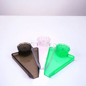Broyeur à herbes manuel en plastique multifonctionnel de 63 mm sur mesure en gros avec entonnoir de remplissage - Product Image 3