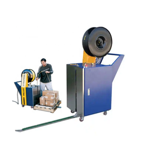 Máquina Flejadora de Palés/Plataformas Semiautomática de Sellado Lateral AC100-240V DBA-1300A para Flejes de PP/PET con Sonda Plegable - Product Image 1