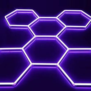 Esagono gamba Touch Garage luce pannelli parete Hardware colore dorato Booth batteria - Product Image 1